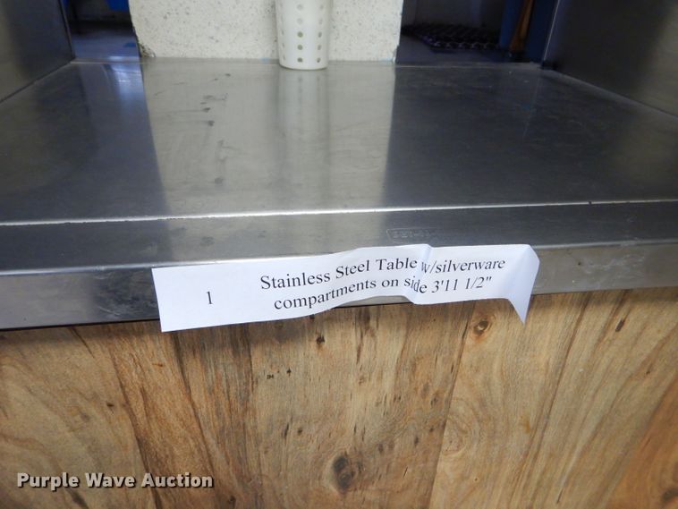 image for item GB9720 Stainless steel serving table