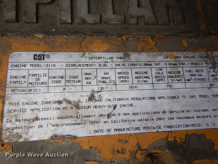 image for item GC9487 1991 Chevrolet C6500 command center truck