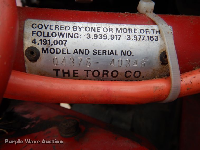 image for item GC9491 Toro 04375 greens mower