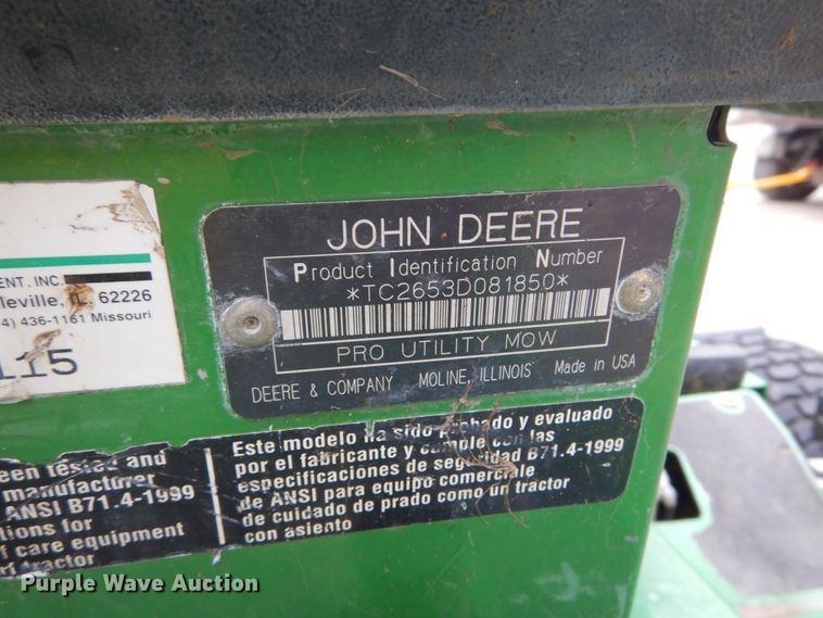 image for item GC9494 John Deere 2653A fairway mower