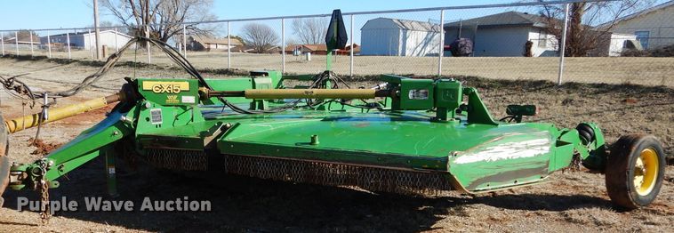 image for item GE9072 2016 John Deere CX15 batwing rotary mower