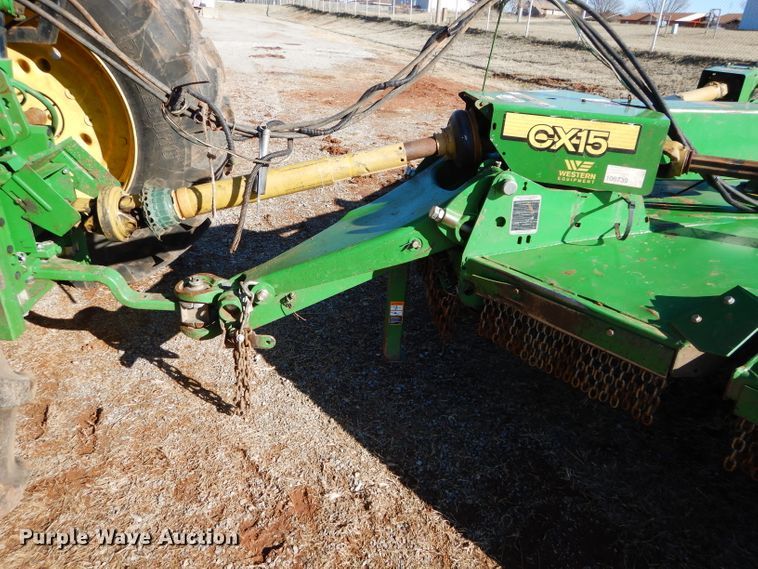 image for item GE9072 2016 John Deere CX15 batwing rotary mower