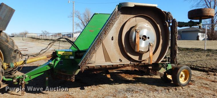 image for item GE9072 2016 John Deere CX15 batwing rotary mower