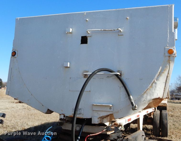 image for item GE9076 1981 Fruehauf EW end dump trailer