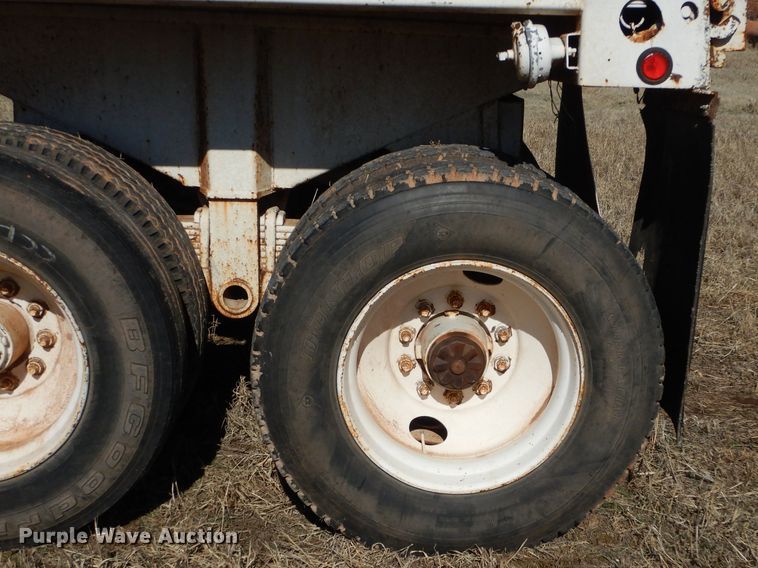 image for item GE9076 1981 Fruehauf EW end dump trailer