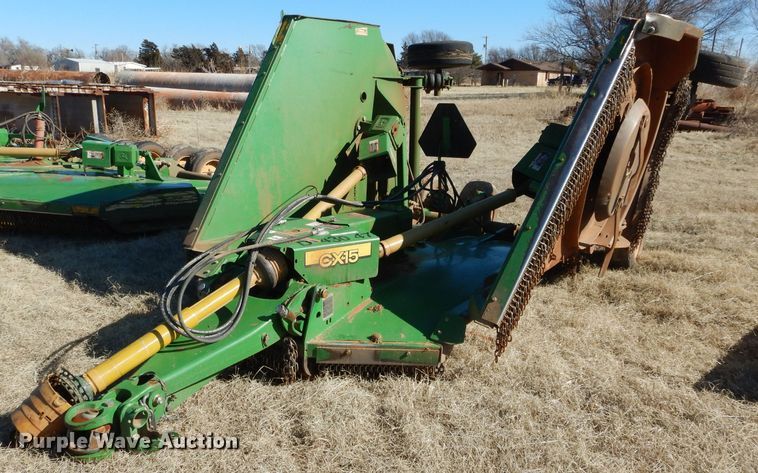 image for item GE9080 2014 John Deere CX15 batwing rotary mower