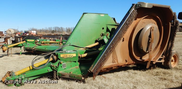image for item GE9080 2014 John Deere CX15 batwing rotary mower