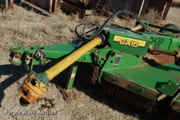 image for item GE9081 2014 John Deere CX15 batwing rotary mower