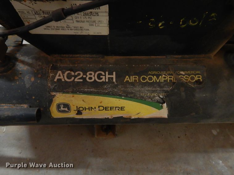 image for item GE9085 John Deere AC2-8GH air compressor