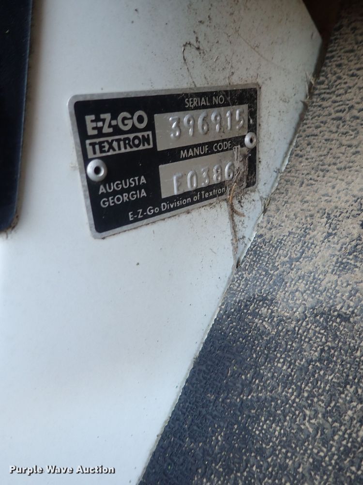 image for item GF9707 (2) Ez-Go golf carts