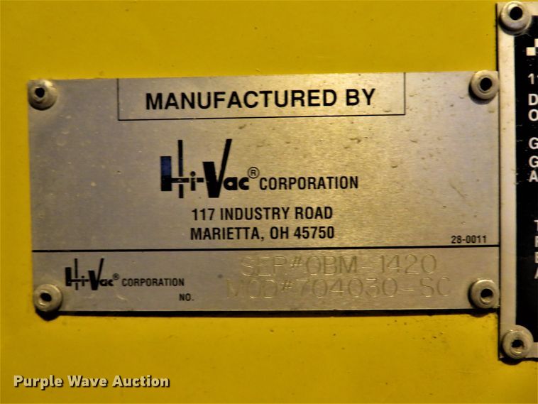 image for item GI9049 2011 O'Brien 704030-SC sewer jetter trailer