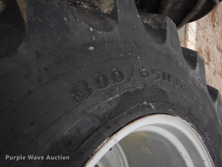 image for item DE1359 (2) Goodyear 800/65R32 tires and wheels