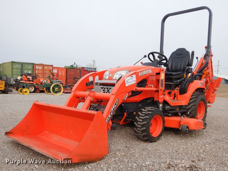 image for item DH3678 2016 Kubota BX25DLB MFWD tractor