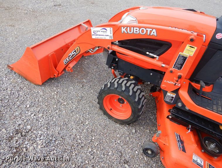 image for item DH3678 2016 Kubota BX25DLB MFWD tractor
