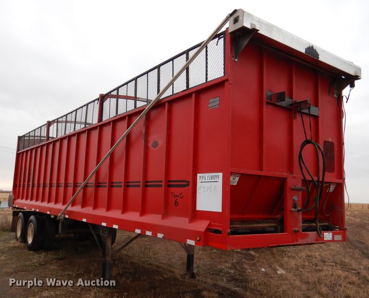 image for item DI0003 2014 Blatz 0311213021 live bottom silage trailer