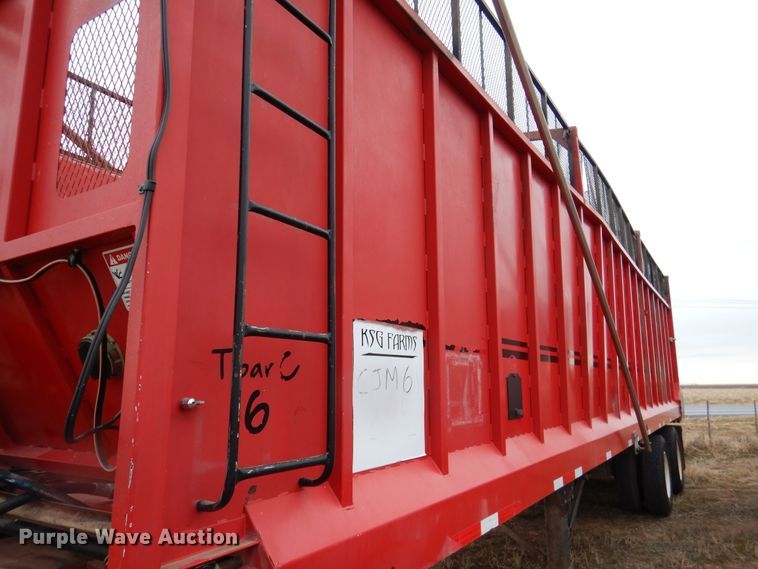 image for item DI0003 2014 Blatz 0311213021 live bottom silage trailer