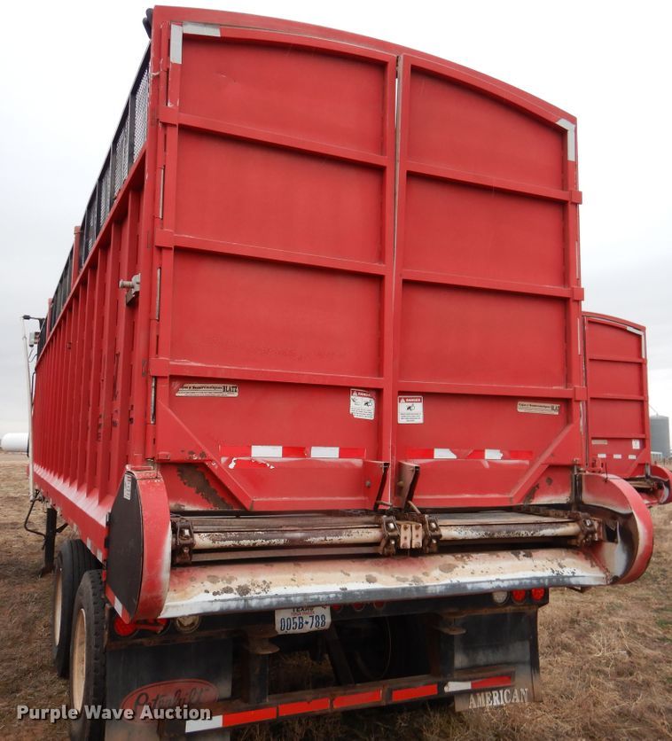 image for item DI0004 2014 Blatz 36B324BNR214TG live bottom silage trailer