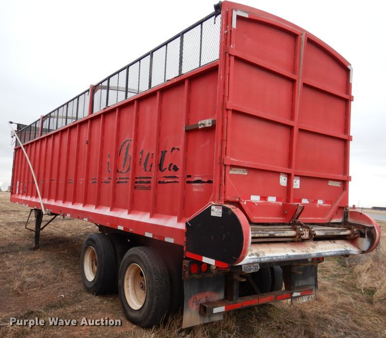 image for item DI0004 2014 Blatz 36B324BNR214TG live bottom silage trailer