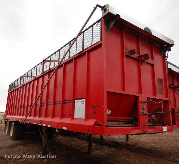 image for item DI0005 2014 Blatz 36B224BNR0314MTG live bottom silage trailer