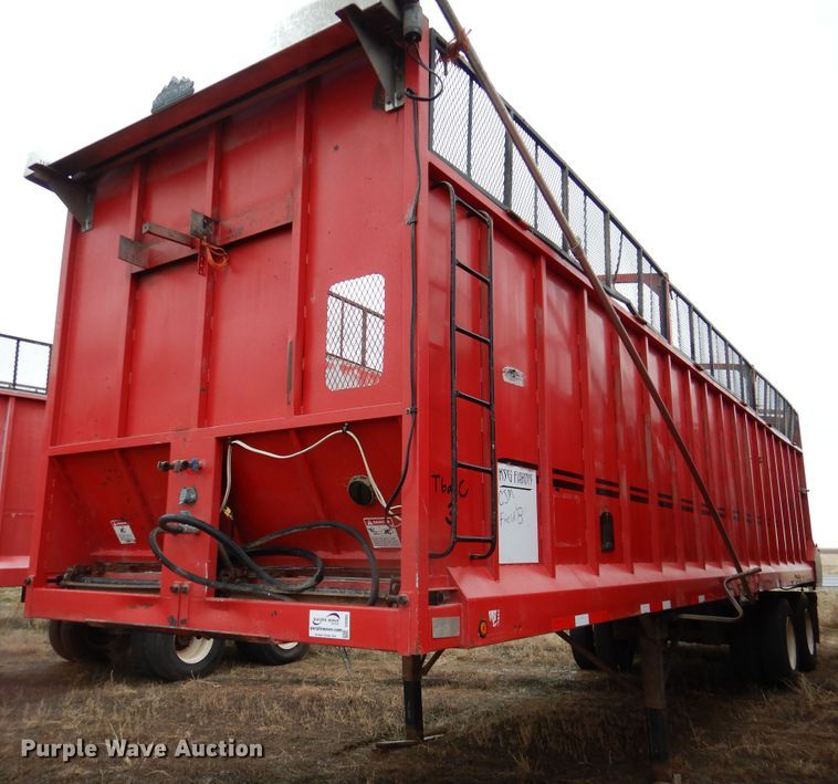 image for item DI0005 2014 Blatz 36B224BNR0314MTG live bottom silage trailer