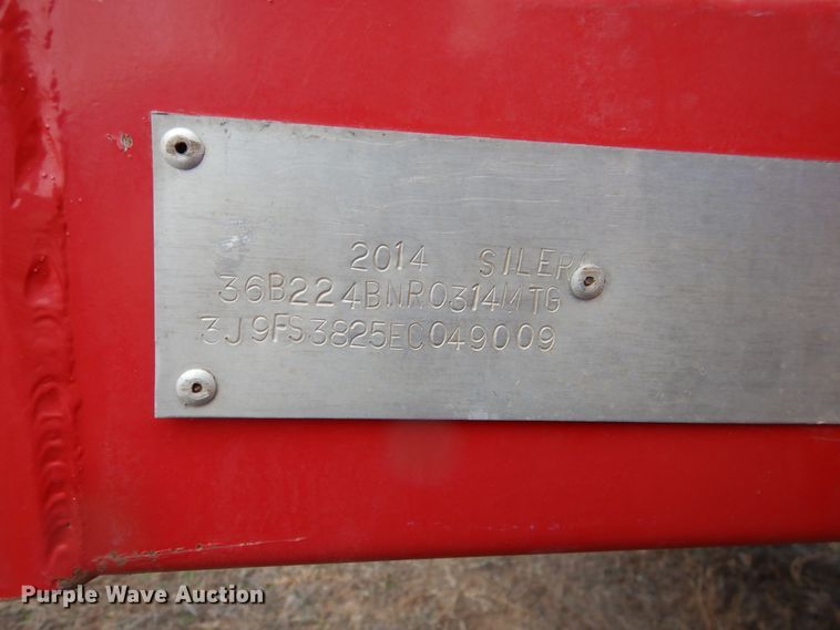 image for item DI0005 2014 Blatz 36B224BNR0314MTG live bottom silage trailer