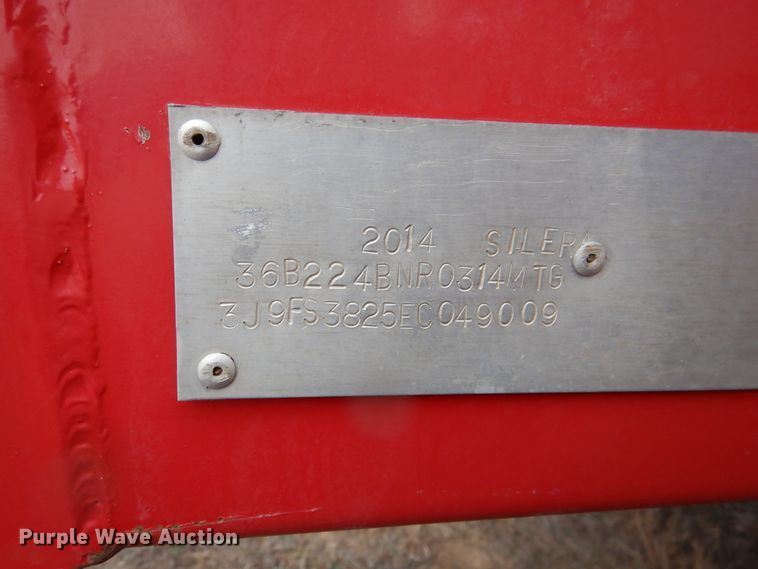 image for item DI0005 2014 Blatz 36B224BNR0314MTG live bottom silage trailer