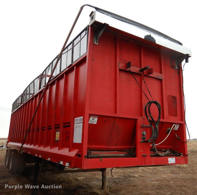 image for item DI0006 2014 Blatz 36B224BNR0314TG live bottom silage trailer