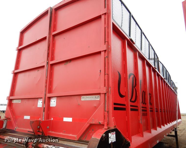 image for item DI0006 2014 Blatz 36B224BNR0314TG live bottom silage trailer