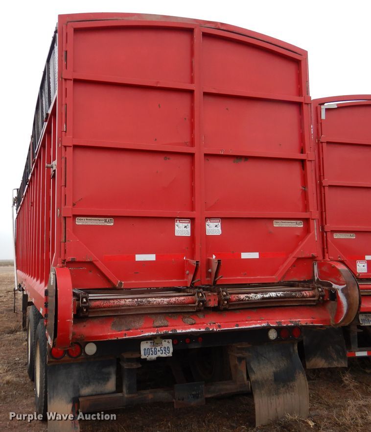 image for item DI0006 2014 Blatz 36B224BNR0314TG live bottom silage trailer