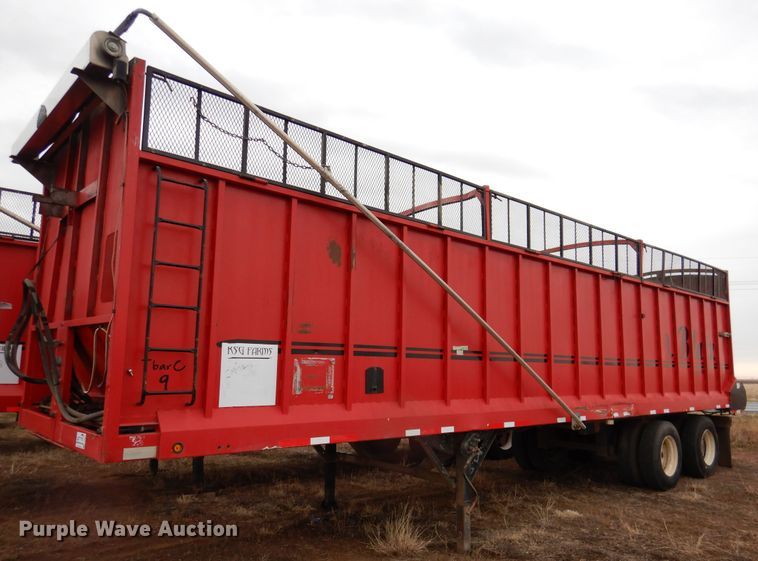 image for item DI0006 2014 Blatz 36B224BNR0314TG live bottom silage trailer