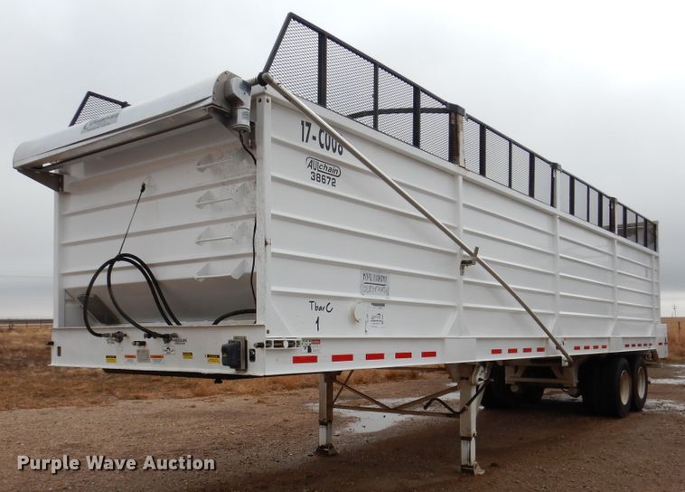 image for item DI0007 2017 Aulick 38672 live bottom silage trailer