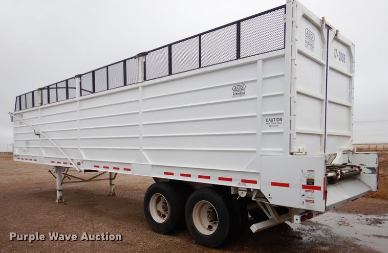 image for item DI0007 2017 Aulick 38672 live bottom silage trailer