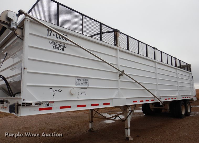 image for item DI0007 2017 Aulick 38672 live bottom silage trailer