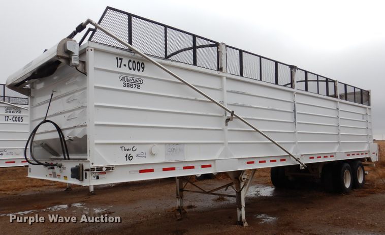 image for item DI0009 2017 Aulick 38672 live bottom silage trailer