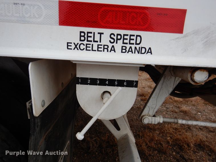 image for item DI0010 2017 Aulick 38672 live bottom silage trailer