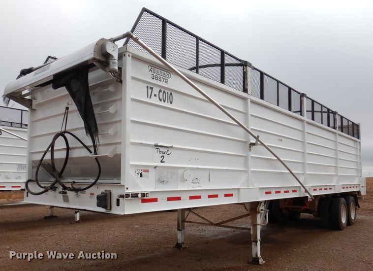 image for item DI0011 2017 Aulick 38672 live bottom silage trailer