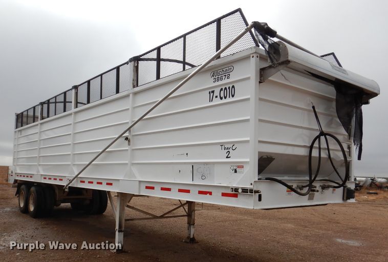 image for item DI0011 2017 Aulick 38672 live bottom silage trailer