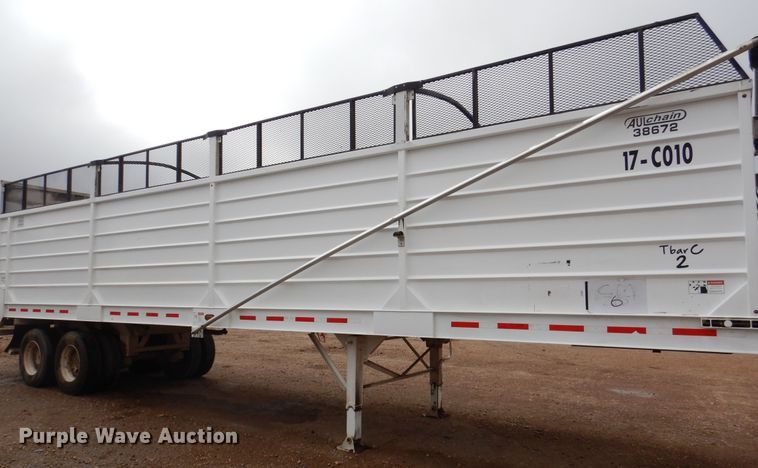 image for item DI0011 2017 Aulick 38672 live bottom silage trailer