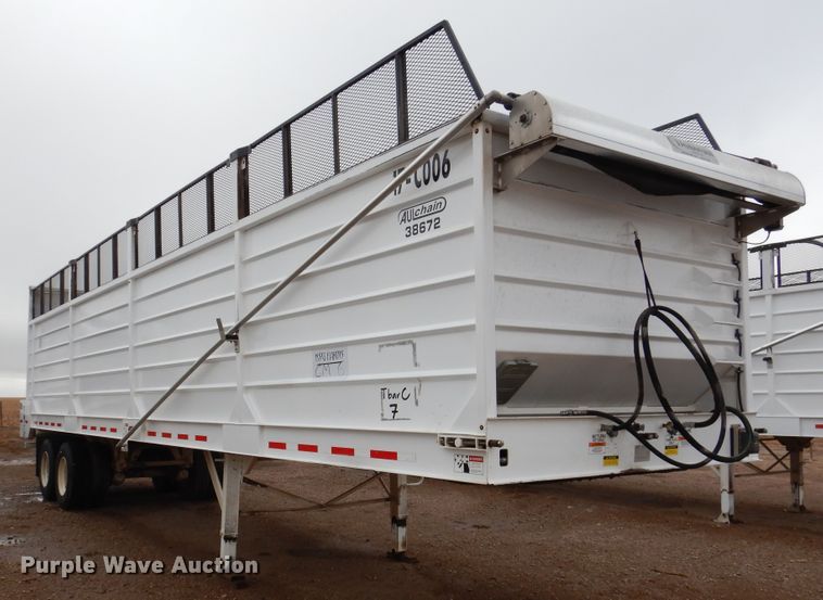 image for item DI0012 2017 Aulick 38672 live bottom silage trailer