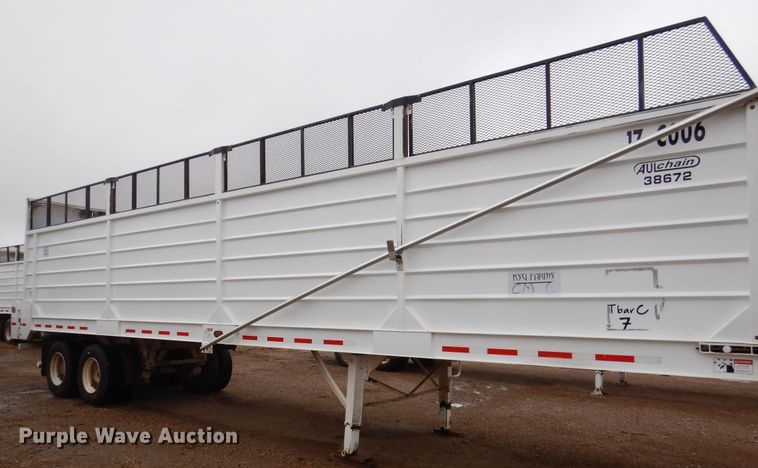 image for item DI0012 2017 Aulick 38672 live bottom silage trailer