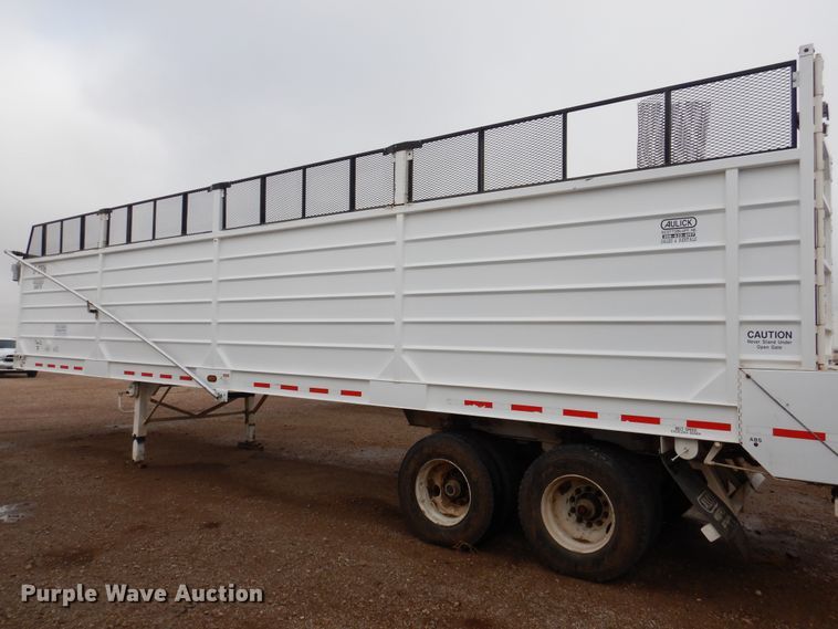 image for item DI0012 2017 Aulick 38672 live bottom silage trailer