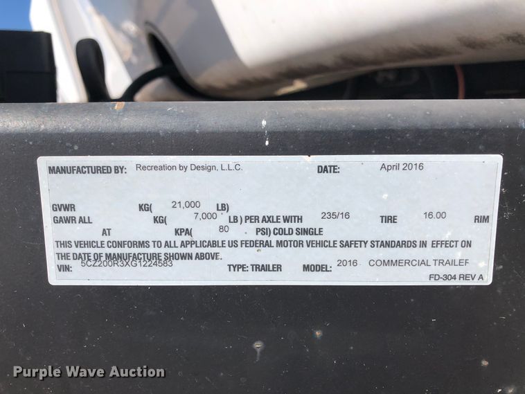 image for item DI0018 2016 Recreation by Design Royal Travel camper