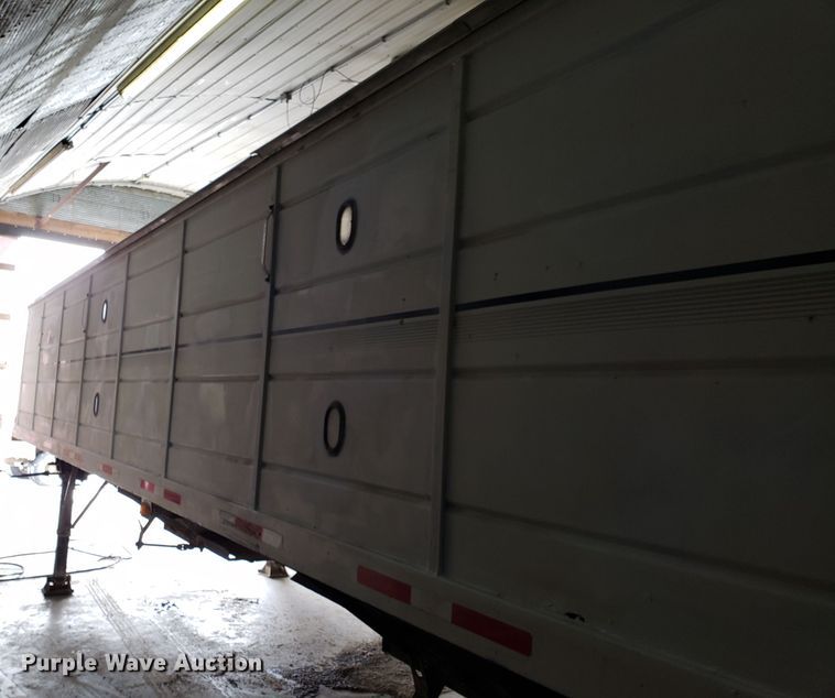 image for item EZ9046 2005 Maurer double hopper bottom grain trailer