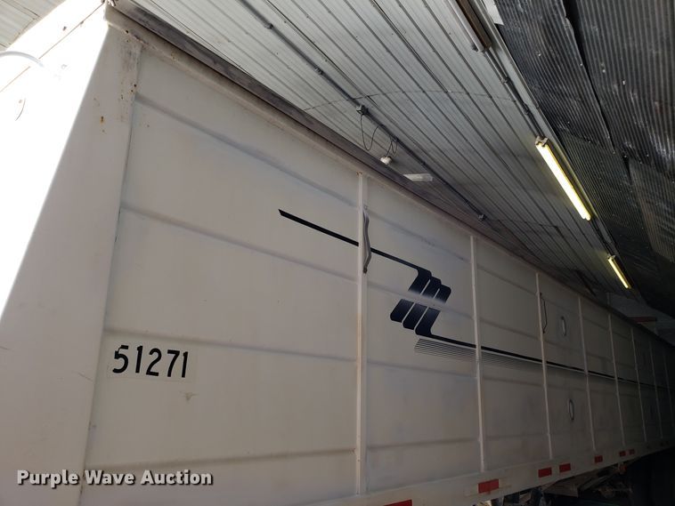 image for item EZ9046 2005 Maurer double hopper bottom grain trailer