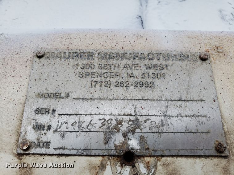 image for item EZ9046 2005 Maurer double hopper bottom grain trailer