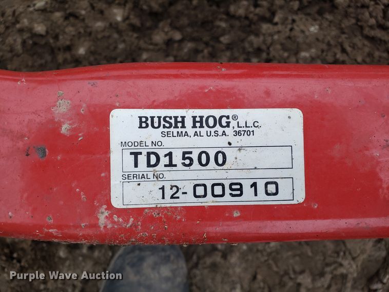 image for item EZ9067 Bush Hog TD1500 batwing finish mower