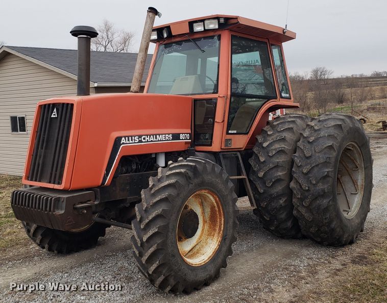 image for item EZ9068 1983 Allis Chalmers 8070 MFWD tractor