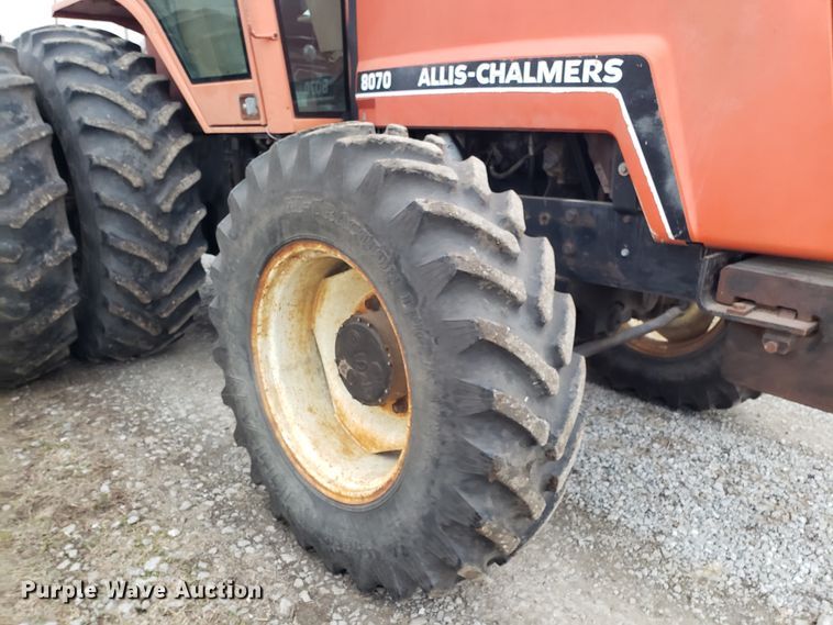 image for item EZ9068 1983 Allis Chalmers 8070 MFWD tractor