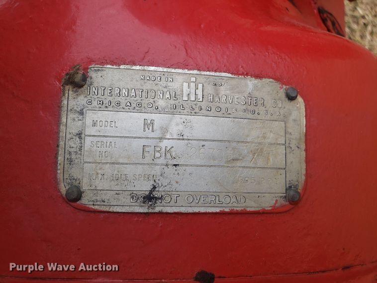 image for item EZ9075 Mccormick Farmall M tractor