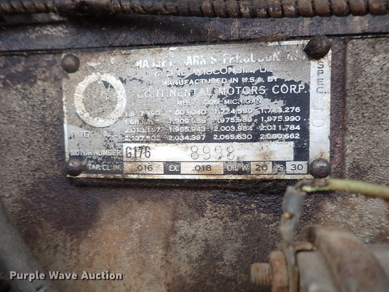 image for item FF9355 1958 Massey-Ferguson 65 tractor